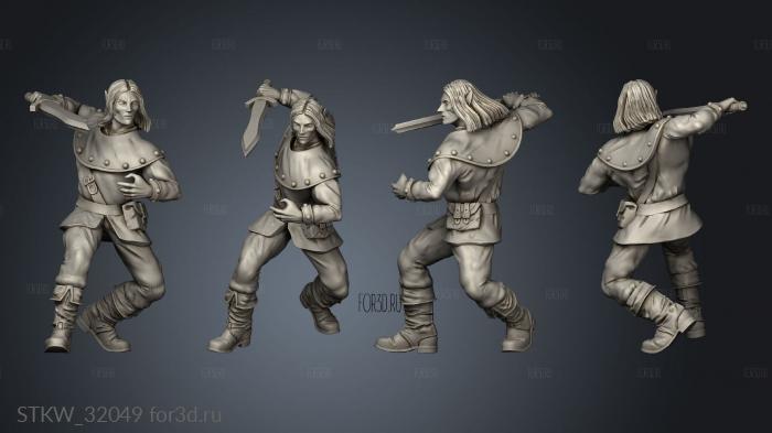 Fantasy Elf stl model for CNC