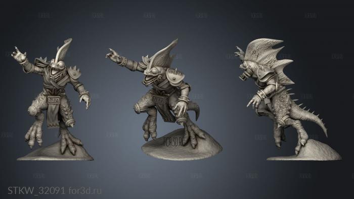 Fantasy Futbol Skink Players stl model for CNC