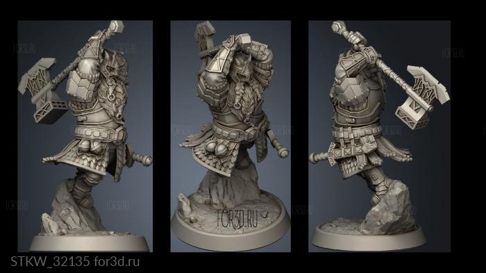 Fantasy Adamantine Sunderer stl model for CNC