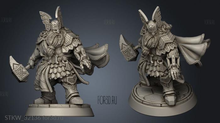 Fantasy Brokkr stl model for CNC