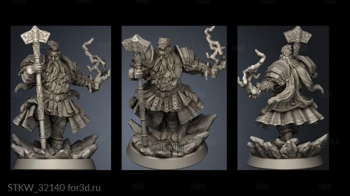 Fantasy Herald Of Thunder stl model for CNC