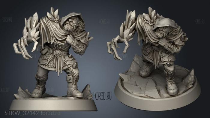 Fantasy Lurker stl model for CNC