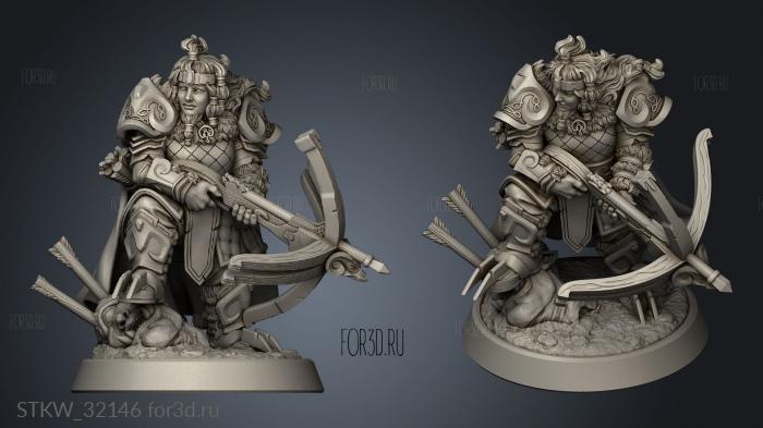 Fantasy Torzadur Arbalist stl model for CNC