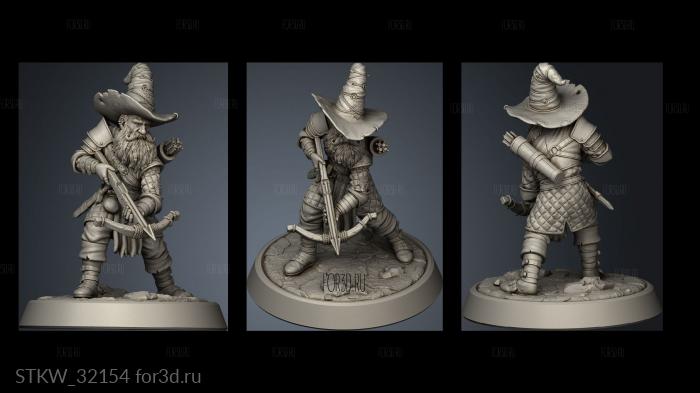 Fantasy Legendarium Dragons Liars Enemies Gnome stl model for CNC