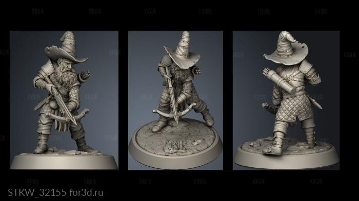 Fantasy Legendarium Dragons Liars Enemies Gnome stl model for CNC