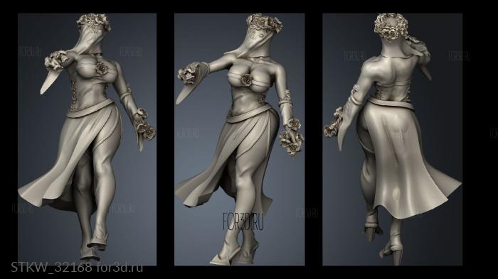 Fantasy Melisandre stl model for CNC