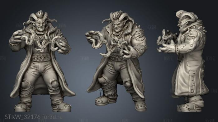 Fantasy Metahumans troll street shaman druktar magic stl model for CNC