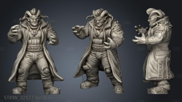 Fantasy Metahumans troll street shaman druktar magic stl model for CNC