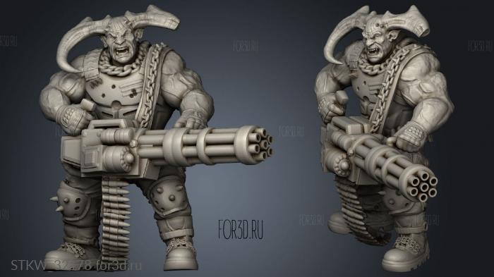 Fantasy Metahumans troll street terminator arnork stl model for CNC