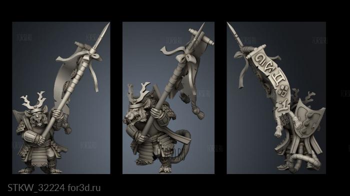 Fantasy Ronin Warrior stl model for CNC