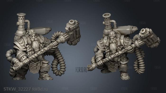 Fantasy Rune Riders Forge Father stl model for CNC