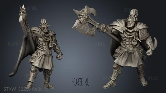 Fantasy Sancast City watch Praetor stl model for CNC