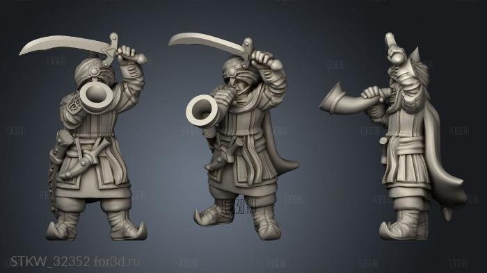 arab warrior stl model for CNC