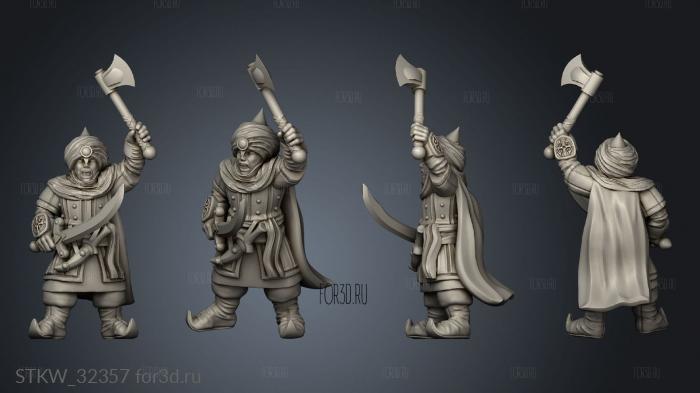 arab warrior stl model for CNC