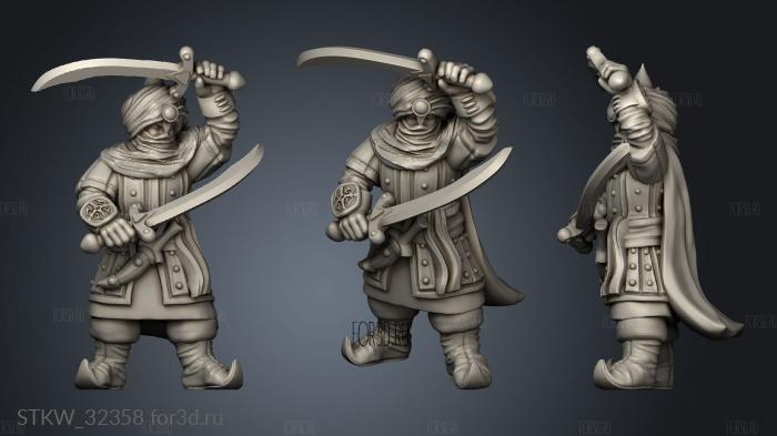 arab warrior stl model for CNC