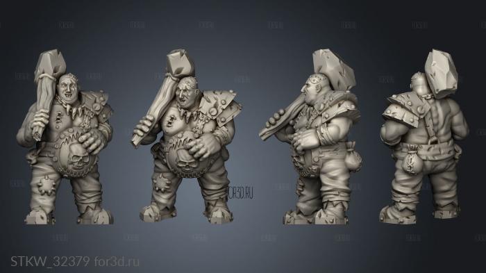 Ogre 3d stl модель для ЧПУ