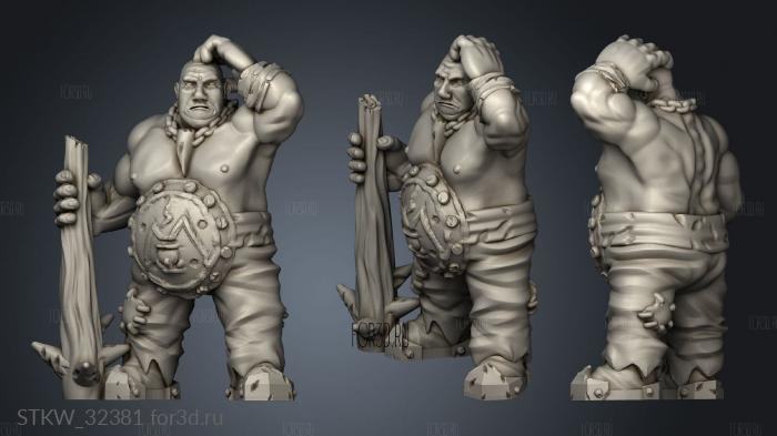 Ogre 3d stl модель для ЧПУ