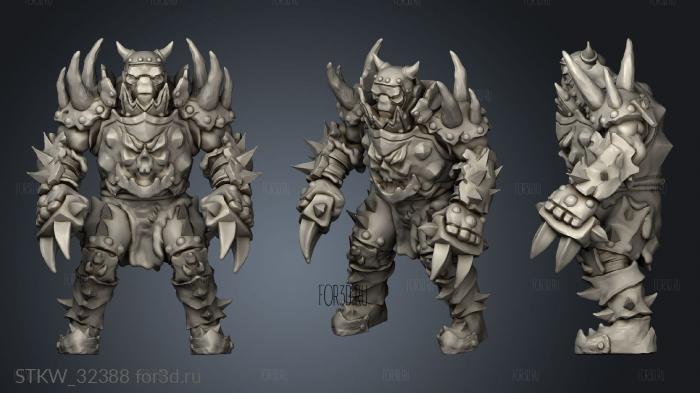 Orcs Black Trolls Nickys Hatchery stl model for CNC