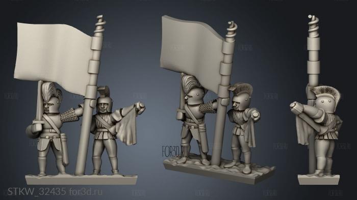 Fellowship Pikemen Pike Command stl model for CNC