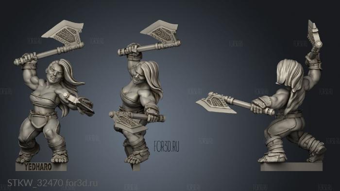 Female Death Carriers Carrier stl model for CNC