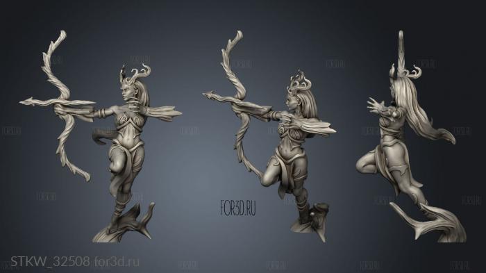 Woods Dryad Bow 3d stl модель для ЧПУ