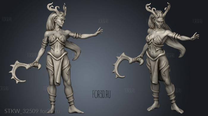 Woods Dryad Nature Magic stl model for CNC