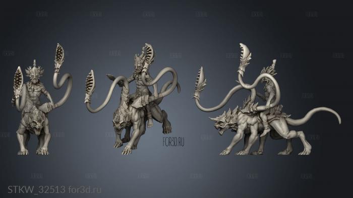 Woods Forest Gnome Panther Rider 3d stl модель для ЧПУ