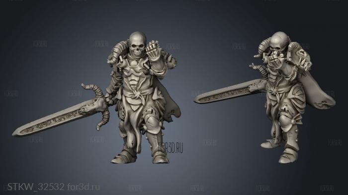 death knight knight stl model for CNC