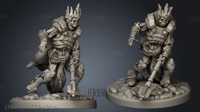 the skeleton king skeleton king 3d stl модель для ЧПУ