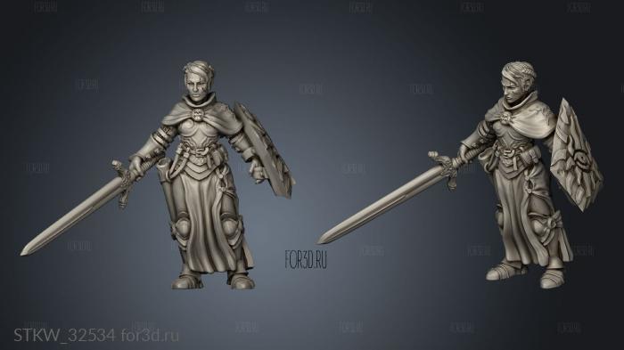 breanna inquisitor stl model for CNC