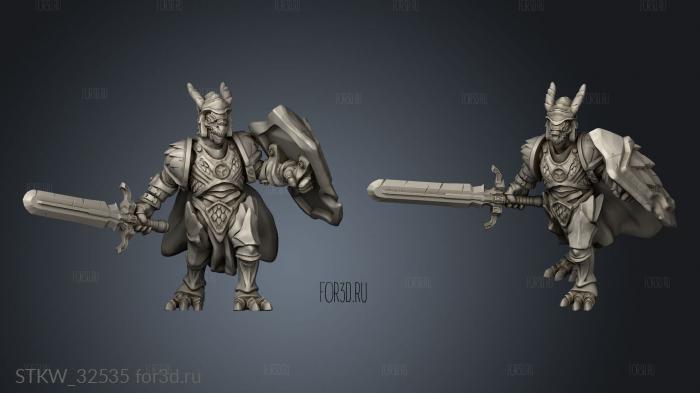 kralmenthaar dragonborn paladin dragonborn paladin 3d stl модель для ЧПУ