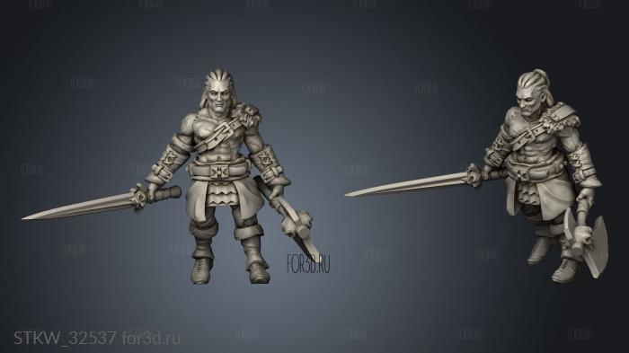 ragnar the barbarian barbarian stl model for CNC