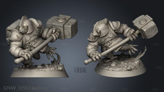 Fiends the Undercity Molekinebreaker stl model for CNC