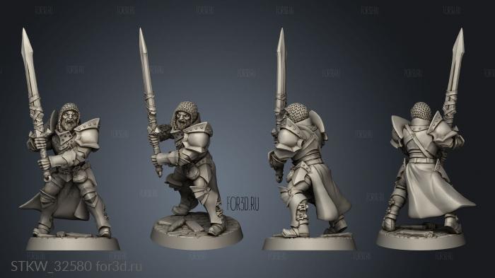 Fighters Guild Fighter Greatsword stl model for CNC