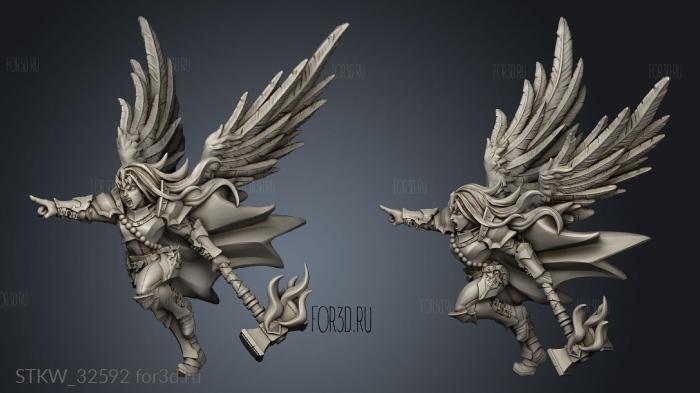 Fighters Guild Morgana the Ascended stl model for CNC