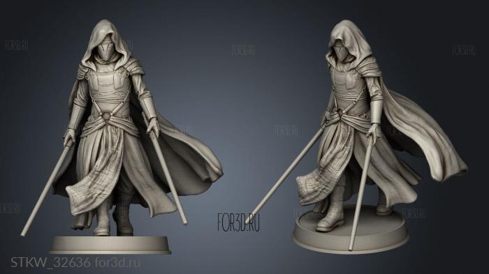 FIGURINE Darth Revan stl model for CNC