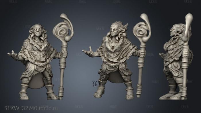 Firbolgs Shaman stl model for CNC