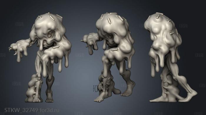 Frosting thrall stl model for CNC