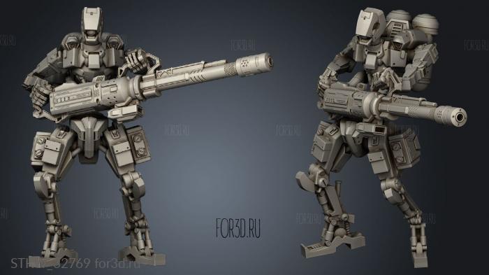 FKMSA BATTLE DROID SCORCHER UNITA stl model for CNC