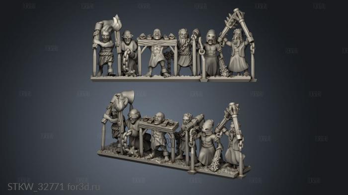 flagellants stl model for CNC