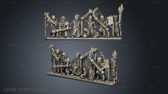 flagellants stl model for CNC