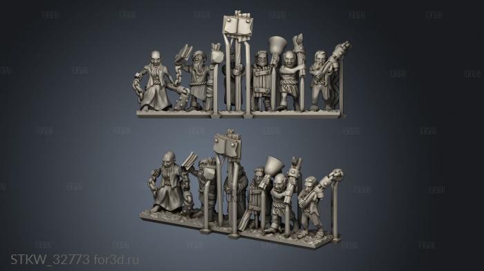 flagellants stl model for CNC