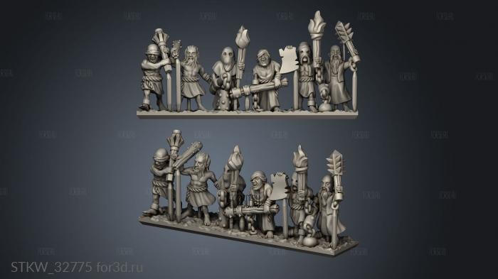 flagellants stl model for CNC