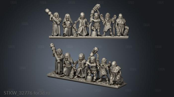 flagellants stl model for CNC