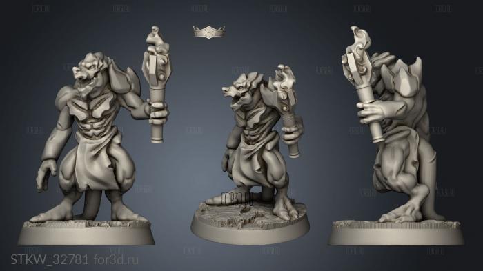 Kobold Fire Caster Leader 3d stl модель для ЧПУ