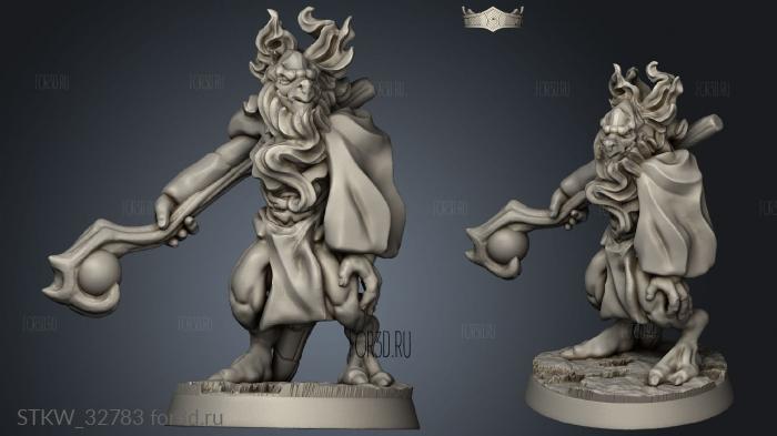 Kobold Fire Caster Leader 3d stl модель для ЧПУ