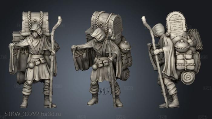 Flash Gods Dark Merchant stl model for CNC