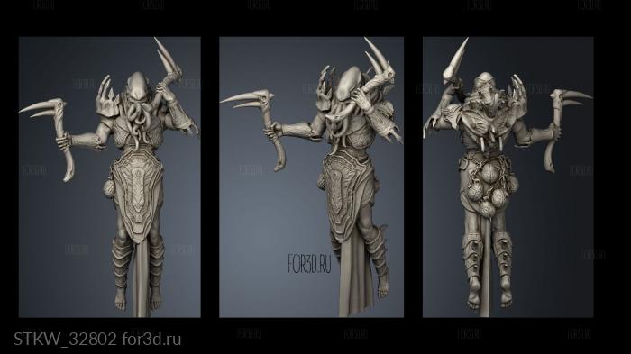 Flayer Kothari Overlord stl model for CNC