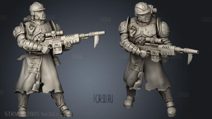 Guardsmen Heavy Blaster Rifles stl model for CNC