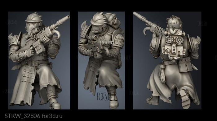 Guardsmen Heavy Blaster Rifles 3d stl модель для ЧПУ